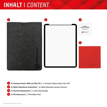 Folie pentru iPad Pro 12.9 (2018 / 2020 / 2021 / 2022) - Displex Tablet PaperSense - Black