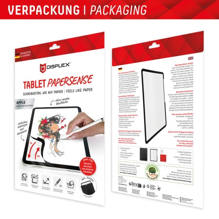 Folie pentru iPad Pro 12.9 (2018 / 2020 / 2021 / 2022) - Displex Tablet PaperSense - Black