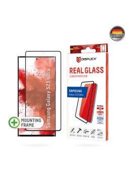 Folie pentru Samsung Galaxy S23 Ultra - Displex Real Glass 3D - Clear