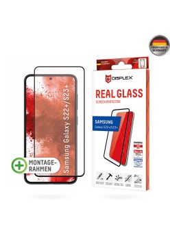 Folie pentru Samsung Galaxy S22 Plus 5G / S23 Plus - Displex Real Glass Full Cover - Black