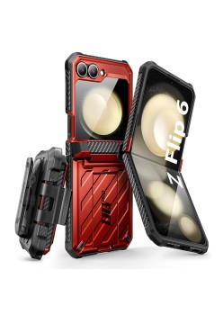 Husa pentru Samsung Galaxy Z Flip6 - Supcase Unicorn Beetle Pro - Ruddy