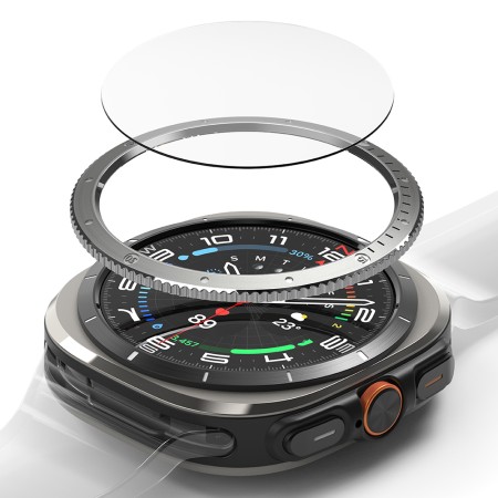 Rama pentru Samsung Galaxy Watch Ultra 47mm - Ringke Bezel Styling - Silver (CB-GW7U-47-03)