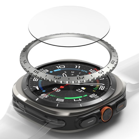 Rama pentru Samsung Galaxy Watch Ultra 47mm - Ringke Bezel Styling - Silver (CB-GW7U-47-01)