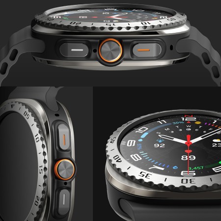 Rama pentru Samsung Galaxy Watch Ultra 47mm - Ringke Bezel Styling - Silver (CB-GW7U-47-01)