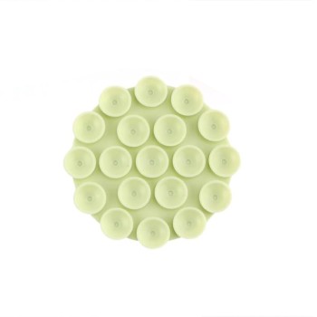 Suport cu Ventuze pentru Telefon, Rotund - Techsuit (SG-CUP) - Green