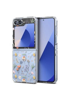 Husa pentru Samsung Galaxy Z Flip6 - Ringke Fusion Design - Dry Flowers