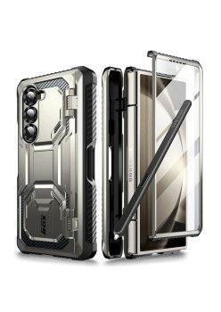 Husa pentru Samsung Galaxy Z Fold6 + Folie - I-Blason Armorbox - Titan Gray