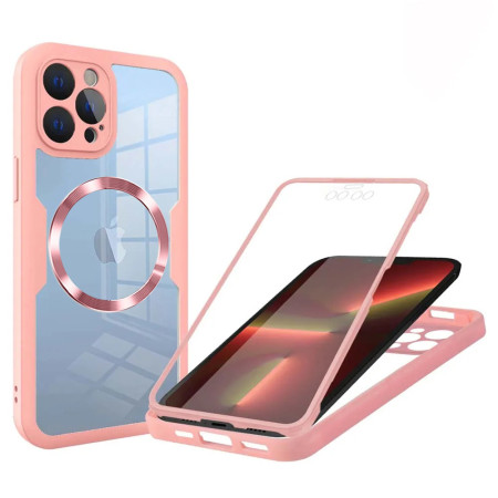 Husa pentru iPhone 13 Pro cu Folie, ColorVerse 360 MagSafe, Pink