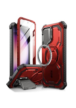 Husa pentru Samsung Galaxy S24 Plus + Folie - I-Blason Armorbox MagSafe - Ruddy