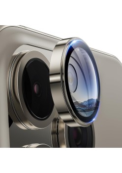 Folie pentru iPhone 16 Pro / iPhone 16 Pro Max - Lito S+ Camera Glass Protector - Natural Titanium