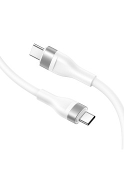 Cablu de Date cu Mufe Type-C 60W, 1.2m - Lito (LD02) - White
