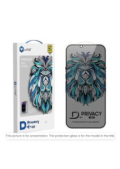 Folie pentru iPhone 16 Plus - Lito D+ Pro Privacy - Black