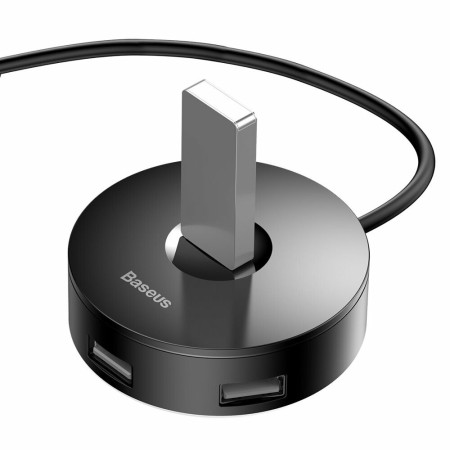 Hub USB 3.0 la USB 3.0, 3x USB 2.0 Baseus, Black
