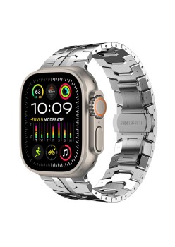 Curea pentru Huawei Watch GT 2 (46mm)/GT 2 Pro/GT 3 Pro (46mm)/Ultimate, Xiaomi Watch S1 - Techsuit Watchband (W063) - Silvery