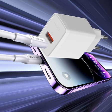 Incarcator pentru Priza USB - Lito - Alb