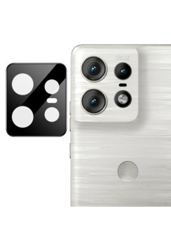 Folie Camera pentru Motorola Edge 50 Pro - 9H Sticla Securizata, Anti Explozie, Negru
