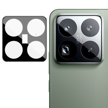 Folie Camera pentru Xiaomi 15 Pro - 9H Sticla Securizata, Anti Explozie, Negru