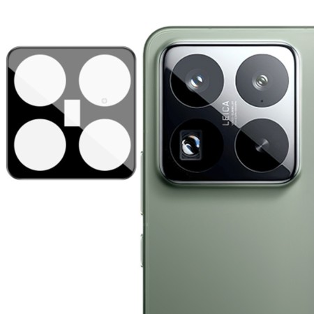 Folie Camera pentru Xiaomi 15 Pro - 9H Sticla Securizata, Anti Explozie, Negru