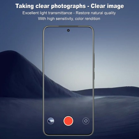 Folie Camera pentru Xiaomi 15 Pro - 9H Sticla Securizata, Anti Explozie, Negru