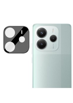 Folie Camera pentru Xiaomi Redmi Note 14 5G - 9H Sticla Securizata, Anti Explozie, Negru