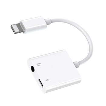 Adaptor Lightning la Jack, Lightning, 18W,  JoyRoom, White