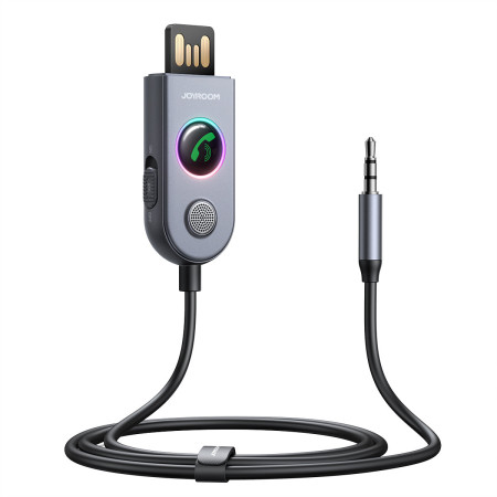 Receptor Audio Bluetooth 5.3, Jack 3.5mm, 1m,  JoyRoom, Dark Gray