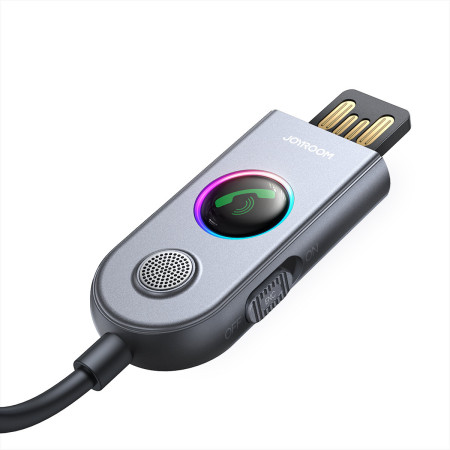Receptor Audio Bluetooth 5.3, Jack 3.5mm, 1m,  JoyRoom, Dark Gray