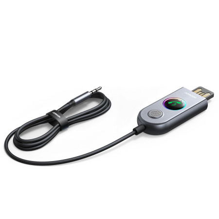 Receptor Audio Bluetooth 5.3, Jack 3.5mm, 1m,  JoyRoom, Dark Gray