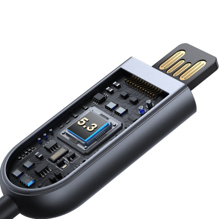 Receptor Audio Bluetooth 5.3, Jack 3.5mm, 1m,  JoyRoom, Dark Gray