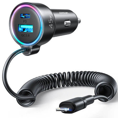 Incarcator Auto USB, Tip-C, Fast Charging, 50W,  JoyRoom, Black