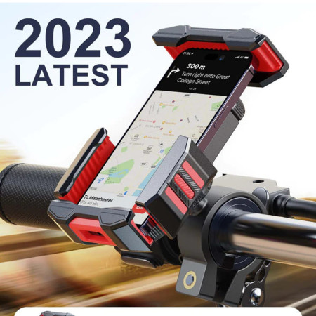 Suport pentru bicicleta JoyRoom telefoane de 4,7 - 7 inch, diametrul ghidonului aplicabil 15-40mm, Negru