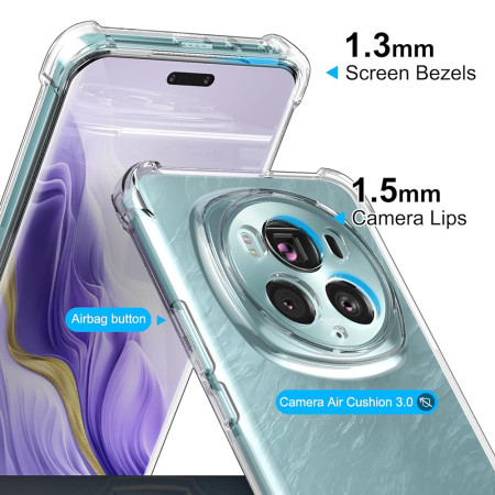 Husa Antisoc compatibila Honor Magic 6 Pro, PRO AirBag, Clear