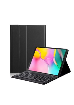 Husa cu Tastatura pentru Samsung Galaxy Tab S9 FE Plus - Techsuit CozyTab Case - Black