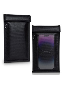 Husa pentru Carduri, Chei si Bani, RFID, 20x12cm - Techsuit (AF4) - Black