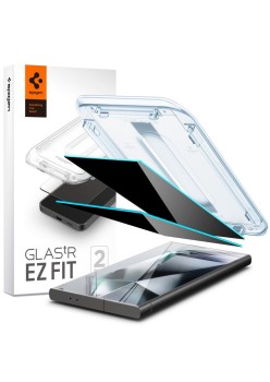 Folie pentru Samsung Galaxy S24 Ultra (set 2) - Spigen Glas.tR EZ FIT - Privacy