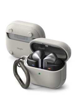 Husa pentru Samsung Galaxy Buds 3 / 3 Pro - Ringke Onyx Magnetic - Warm Gray