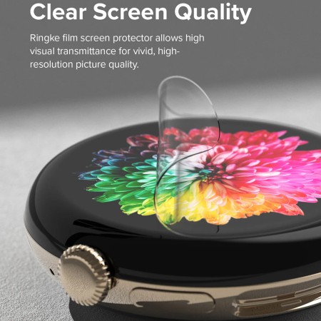 Folie pentru Google Pixel Watch 3 41mm (set 3) - Ringke Dual Easy Film - Clear