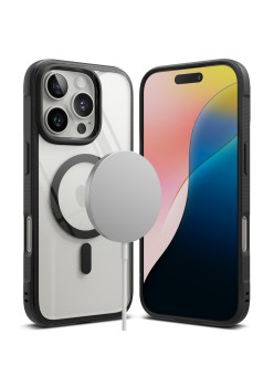 Husa pentru iPhone 16 Pro Max - Ringke Fusion Bold MagSafe - Black
