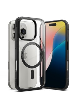 Husa pentru iPhone 16 Pro - Ringke Fusion Bold MagSafe - Black