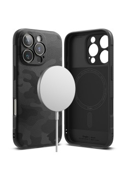 Husa pentru iPhone 16 Pro - Ringke Onyx MagSafe - Camo Black