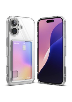 Husa pentru iPhone 16 Plus - Ringke Fusion Card - Clear