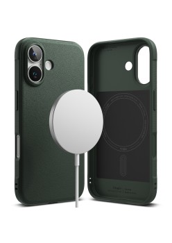 Husa pentru iPhone 16 - Ringke Onyx MagSafe - Dark Green