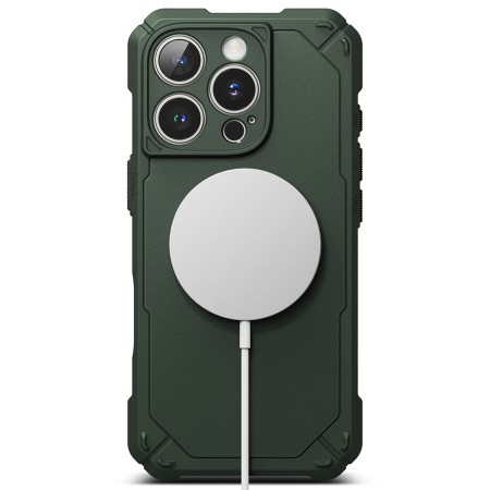 Husa pentru iPhone 16 Pro Max - Ringke Rugged Gear MagSafe - Dark Green