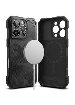 Husa pentru iPhone 16 Pro Max - Ringke Rugged Gear MagSafe - Camo Black