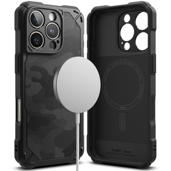 Husa pentru iPhone 16 Pro Max - Ringke Rugged Gear MagSafe - Camo Black