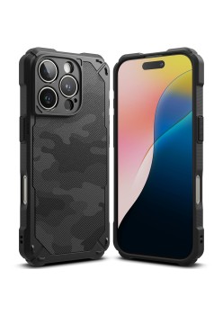 Husa pentru iPhone 16 Pro Max - Ringke Rugged Gear - Camo Black