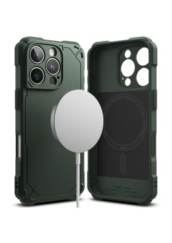 Husa pentru iPhone 16 Pro - Ringke Rugged Gear MagSafe - Dark Green