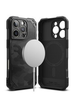 Husa pentru iPhone 16 Pro - Ringke Rugged Gear MagSafe - Camo Black