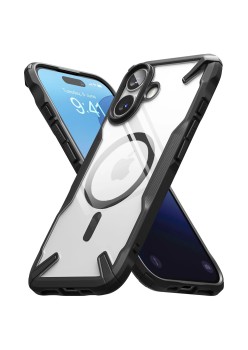 Husa pentru iPhone 16 - Ringke Fusion X MagSafe - Black