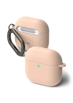 Husa pentru AirPods 4 - Ringke Silicone - Pink Sand